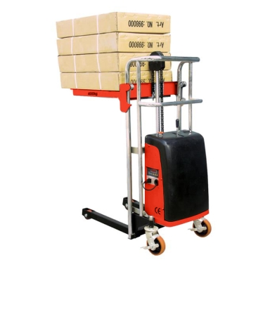 Akülü Mini İstif Makinası Çatallı ve Platformlu 400 kg