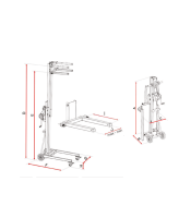Malzeme Montaj Lifti - 150 kg