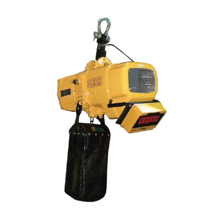 Terazi Modüllü Elektrikli Zincirli Vinç 1 ton 6 mt