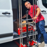 JACX Panelvan Yükleme Aracı (Mini İstif Makinesi)  400 kg 1500 mm