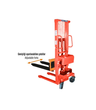Yarı Elektrikli İstif Makinası 1 ton 1,6 mt