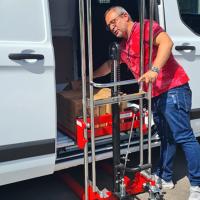 JACX Panelvan Yükleme Aracı (Mini İstif Makinesi)  400 kg 1200 mm